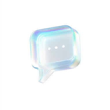 Chat bubble decoration
